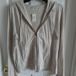 Aeropostale Light Tan Zip-Up Jacket